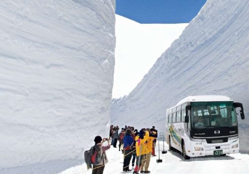 harga paket tour jepang 7 hari - tateyama alpine route